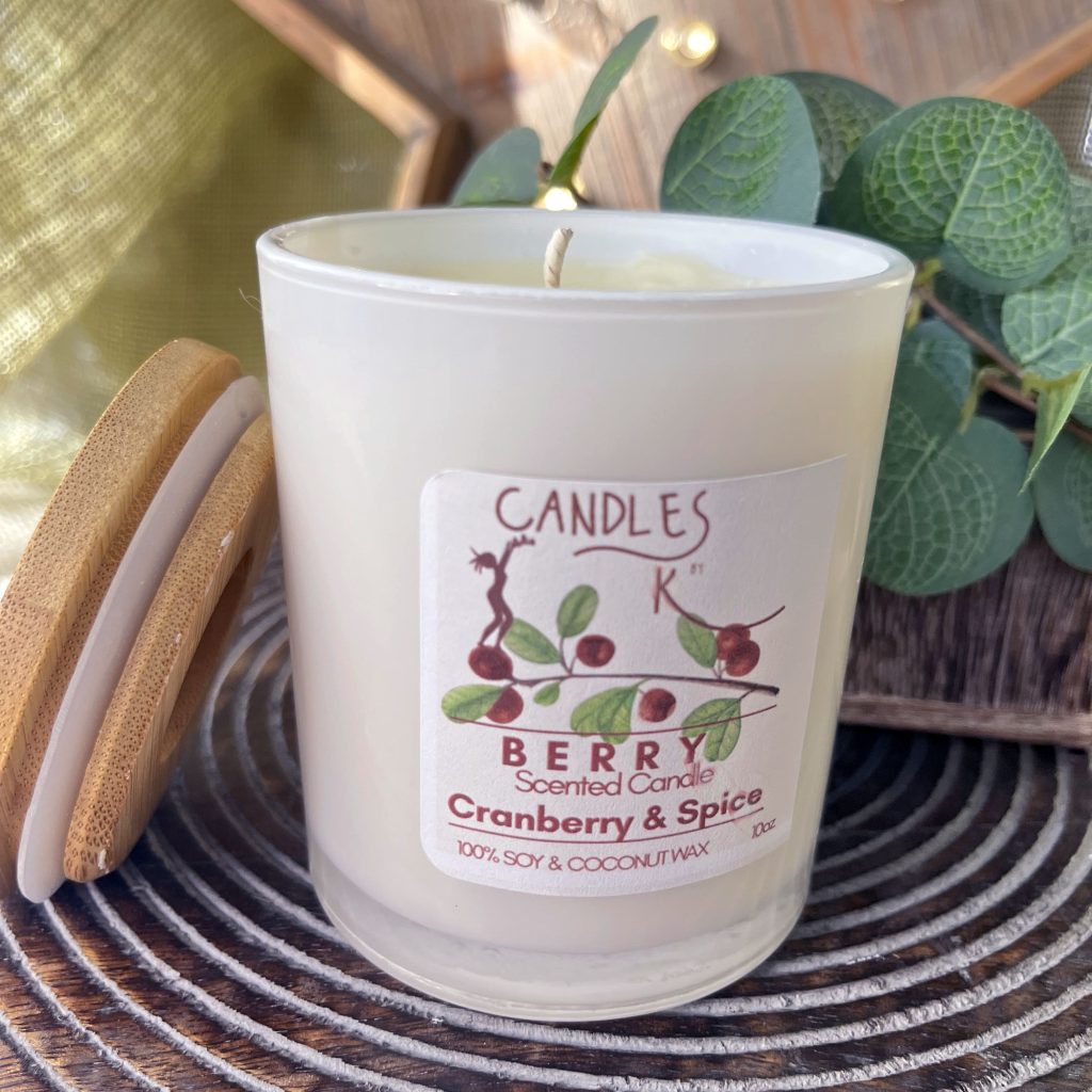 Berry Scented Soy & Coconut Wax Candle