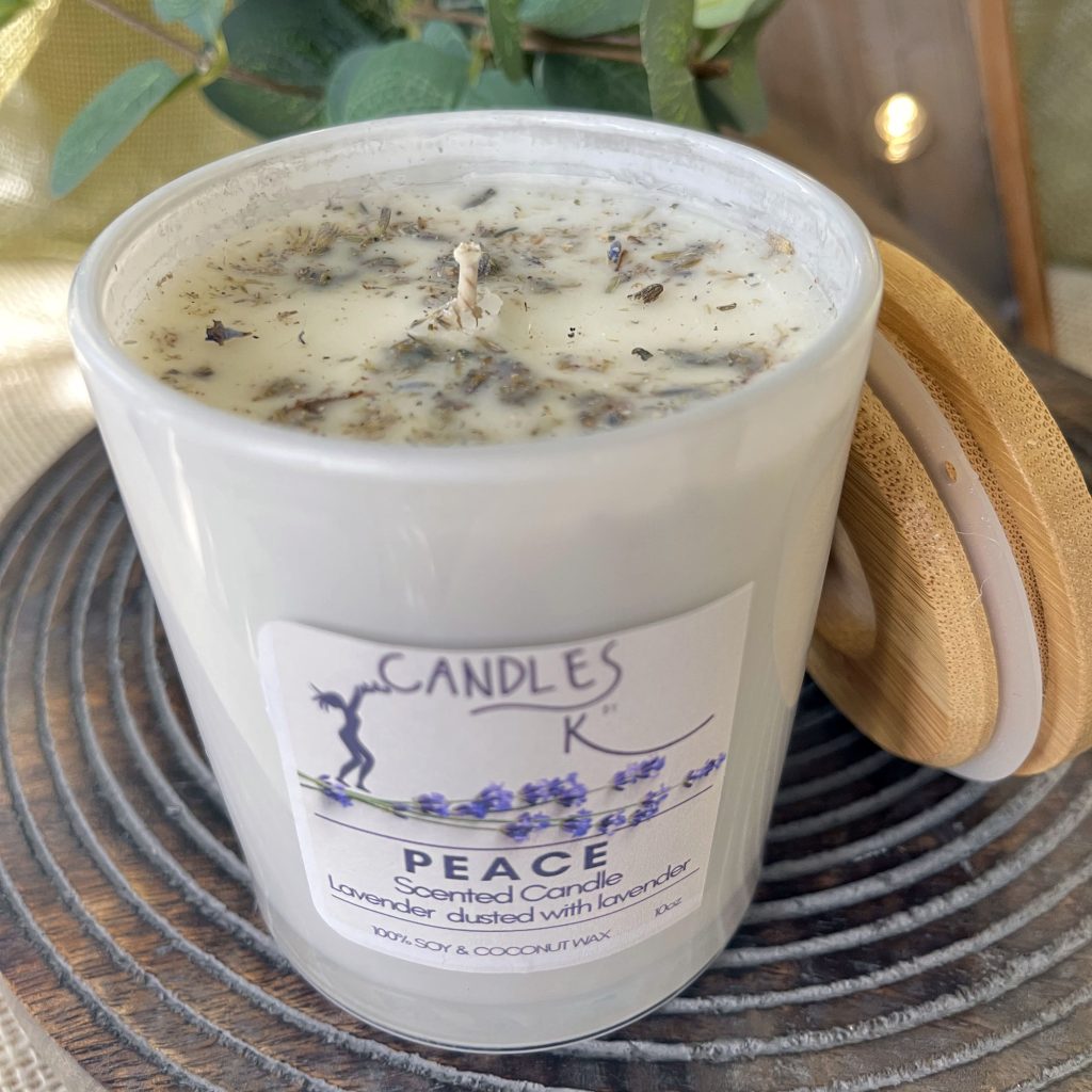 Peace Scented Soy & Coconut Wax Candle